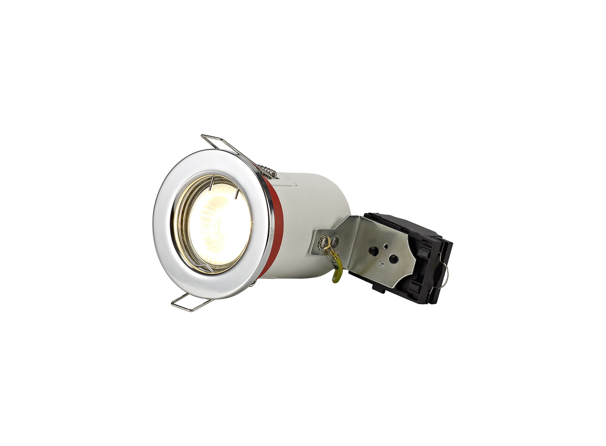 D0439  Agni Fixed Fire Rated Downlight Polished Chrome